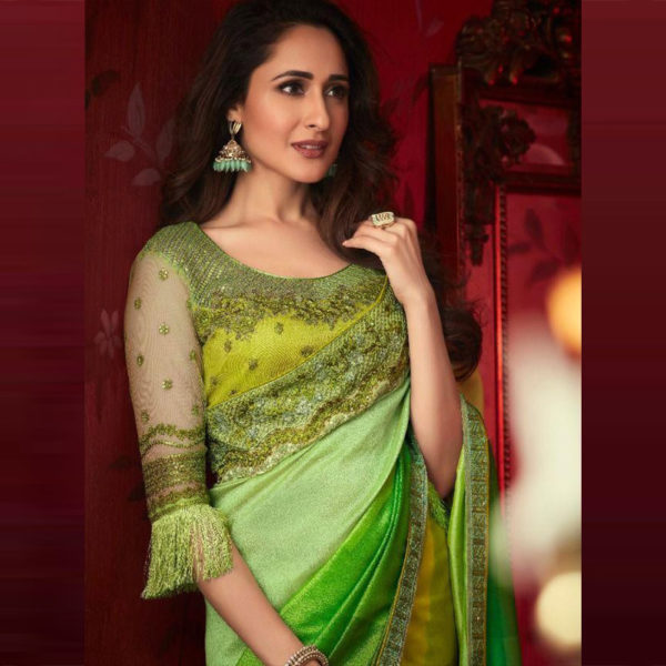 green shaded saree blouse online sri lanka